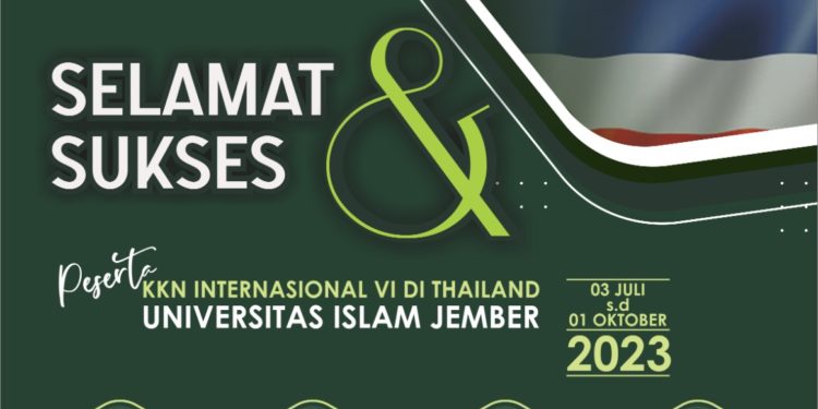 PENGUMUMAN HASIL SELEKSI KKN INTERNASIONAL THAILAND 2023