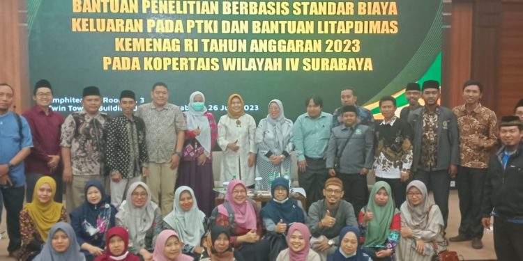 SOSIALISAI PEMBUKAAN PROGRAM BANTUAN PENELITIAN KOPERTAI WILAYAH IV SURABAYA