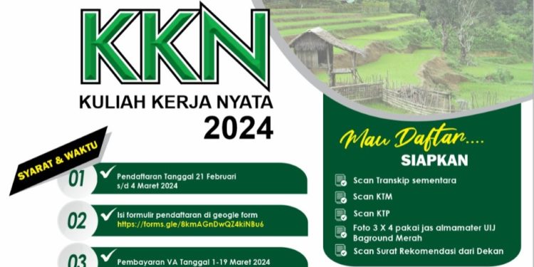 PENGUMUMAN PENDAFTARAN KKN 2024